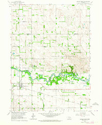 Meadow Grove 1963 topographic map thumbnail