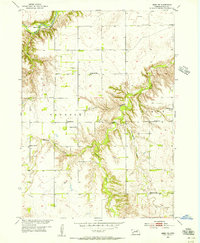 Meek NE 1954 topographic map thumbnail