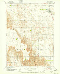 Merna 1951 topographic map thumbnail