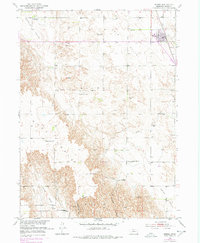 Merna 1951 topographic map thumbnail