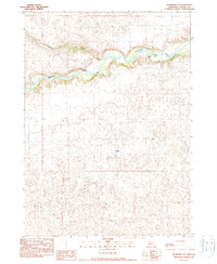 Merriman SE 1990 topographic map thumbnail
