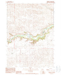 Merriman SW 1990 topographic map thumbnail