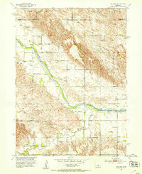 Milburn 1951 topographic map thumbnail