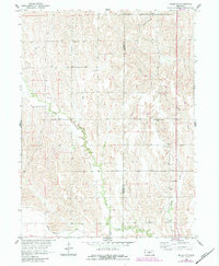 Miller SW 1961 topographic map thumbnail
