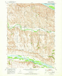 Monowi 1950 topographic map thumbnail