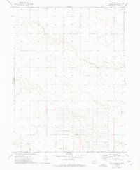 Mud Springs SE 1972 topographic map thumbnail