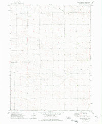 Mud Springs SW 1972 topographic map thumbnail