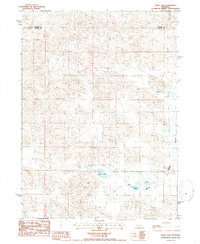 Mudd Lake 1986 topographic map thumbnail