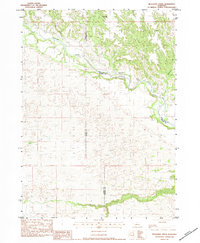 Muleshoe Creek 1983 topographic map thumbnail