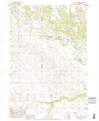 Muleshoe Creek 1983 topographic map thumbnail