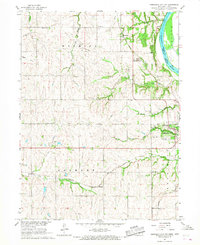 Nebraska City NW 1966 topographic map thumbnail