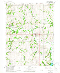 Nehawka 1966 topographic map thumbnail