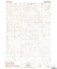 Nenzel 1985 topographic map preview