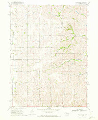 Nickerson NE 1970 topographic map thumbnail
