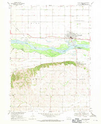 North Bend 1968 topographic map thumbnail