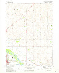 North Platte East 1970 topographic map thumbnail