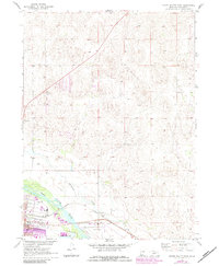 North Platte East 1970 topographic map thumbnail