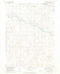 North Platte SW 1970 topographic map thumbnail