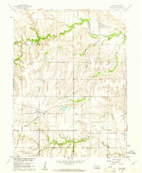 Oak 1960 topographic map thumbnail