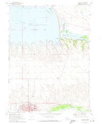 Ogallala 1971 topographic map thumbnail