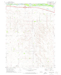 Ogallala SE 1971 topographic map thumbnail