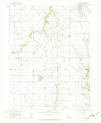 Ohiowa 1961 topographic map thumbnail