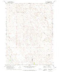 Old Baldy 1971 topographic map thumbnail