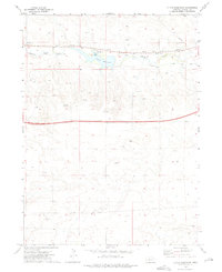 Oliver Reservoir 1972 topographic map thumbnail