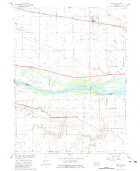 Overton 1962 topographic map preview