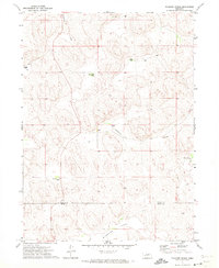 Packard Ranch 1971 topographic map thumbnail