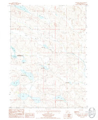 Philbrick Lake 1985 topographic map thumbnail