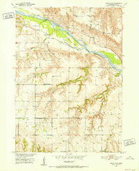 Pishelville 1950 topographic map thumbnail