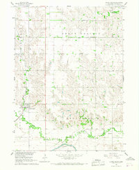 Platte Center 1966 topographic map thumbnail