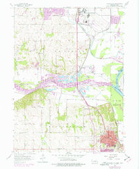 Plattsmouth 1956 topographic map thumbnail