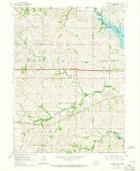 Pleasant Dale 1964 topographic map thumbnail