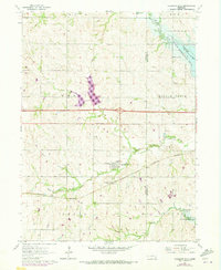 Pleasant Dale 1964 topographic map thumbnail