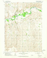 Pleasanton 1962 topographic map thumbnail