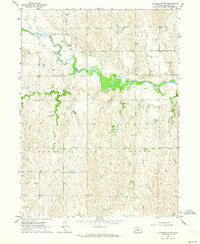 Pleasanton NW 1962 topographic map thumbnail