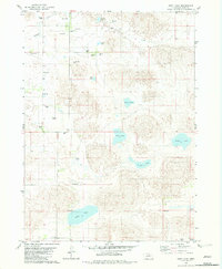 Pony Lake 1982 topographic map thumbnail