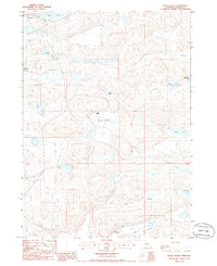 Pratt Valley 1985 topographic map thumbnail