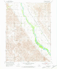 Ravenna NW 1953 topographic map thumbnail