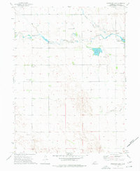Reservoir Lake 1973 topographic map thumbnail
