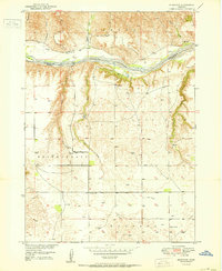Riverview 1950 topographic map thumbnail