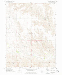 Rock Canyon 1973 topographic map thumbnail