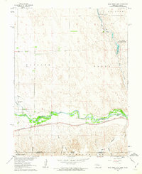 Rock Creek Lake 1961 topographic map thumbnail