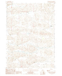 Rosebud Valley 1987 topographic map thumbnail