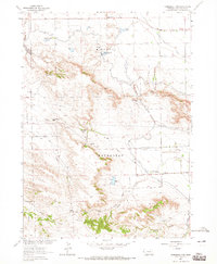 Roubadeau Pass 1963 topographic map thumbnail