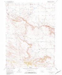 Roubadeau Pass 1963 topographic map thumbnail