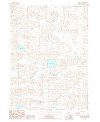 Round Lake 1987 topographic map thumbnail