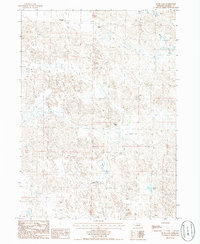 Rush Lake 1986 topographic map thumbnail